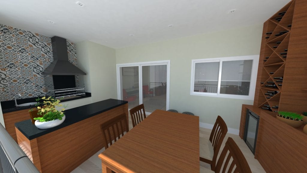 VARANDA GOURMET - projeto final sala de projeto