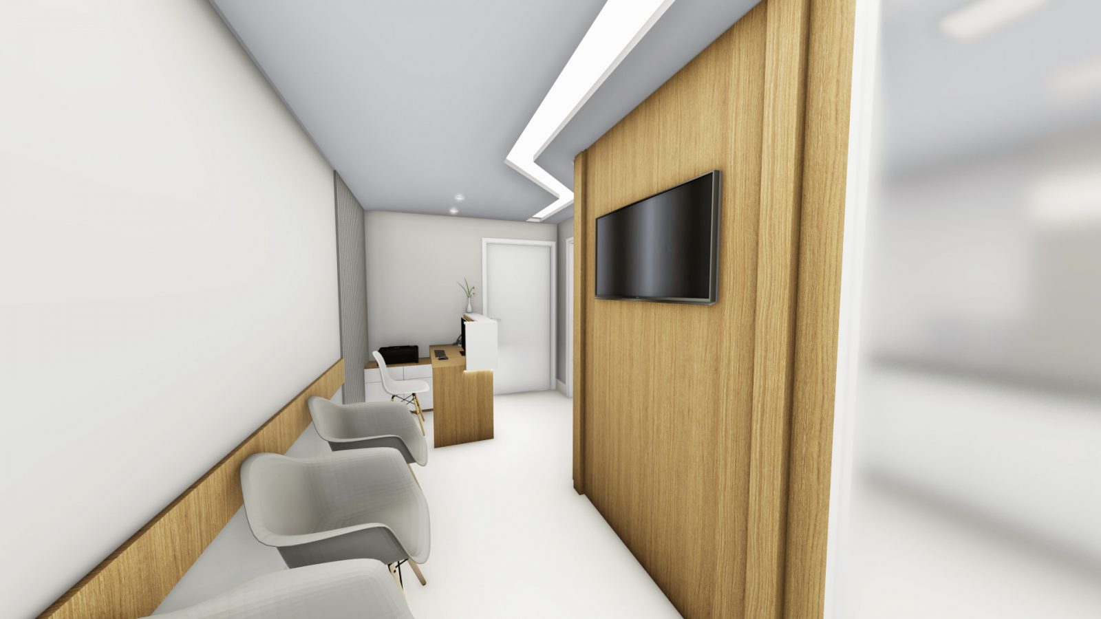 2.4 DECORAÇÃO RECEPÇÃO DE CONSULTÓRIO Arquiteto Online - Projeto Online - DECORAÇÃO DE CONSULTÓRIO 4