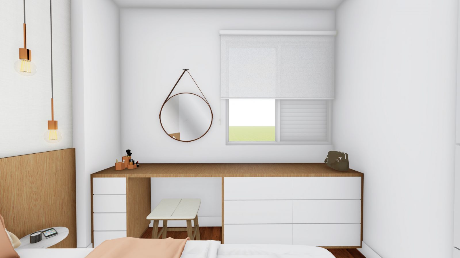 Arquiteto Online - Projeto Online - DECORAÇÃO DE QUARTO DE CASAL 21
