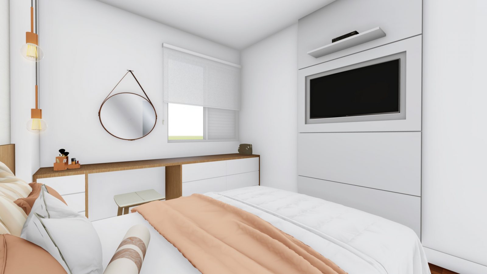 Arquiteto Online - Projeto Online - DECORAÇÃO DE QUARTO DE CASAL 20