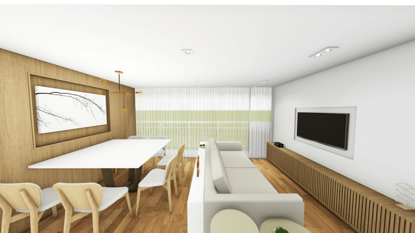 Arquiteto Online - Projeto Online - Decoração Living 4