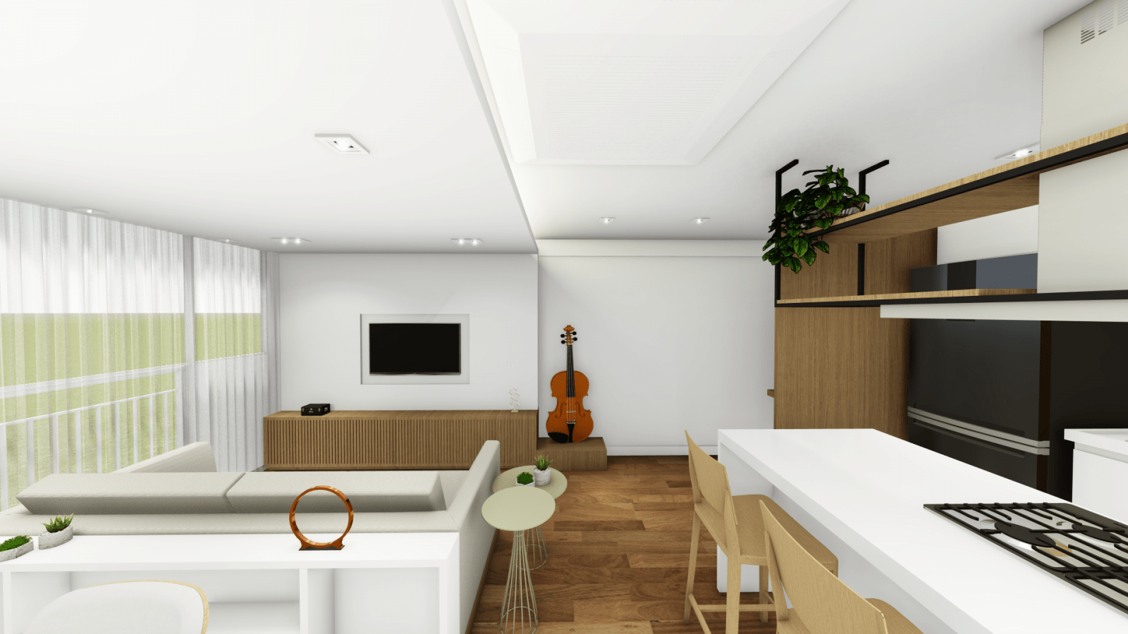 Arquiteto Online - Projeto Online - Decoração Living 3