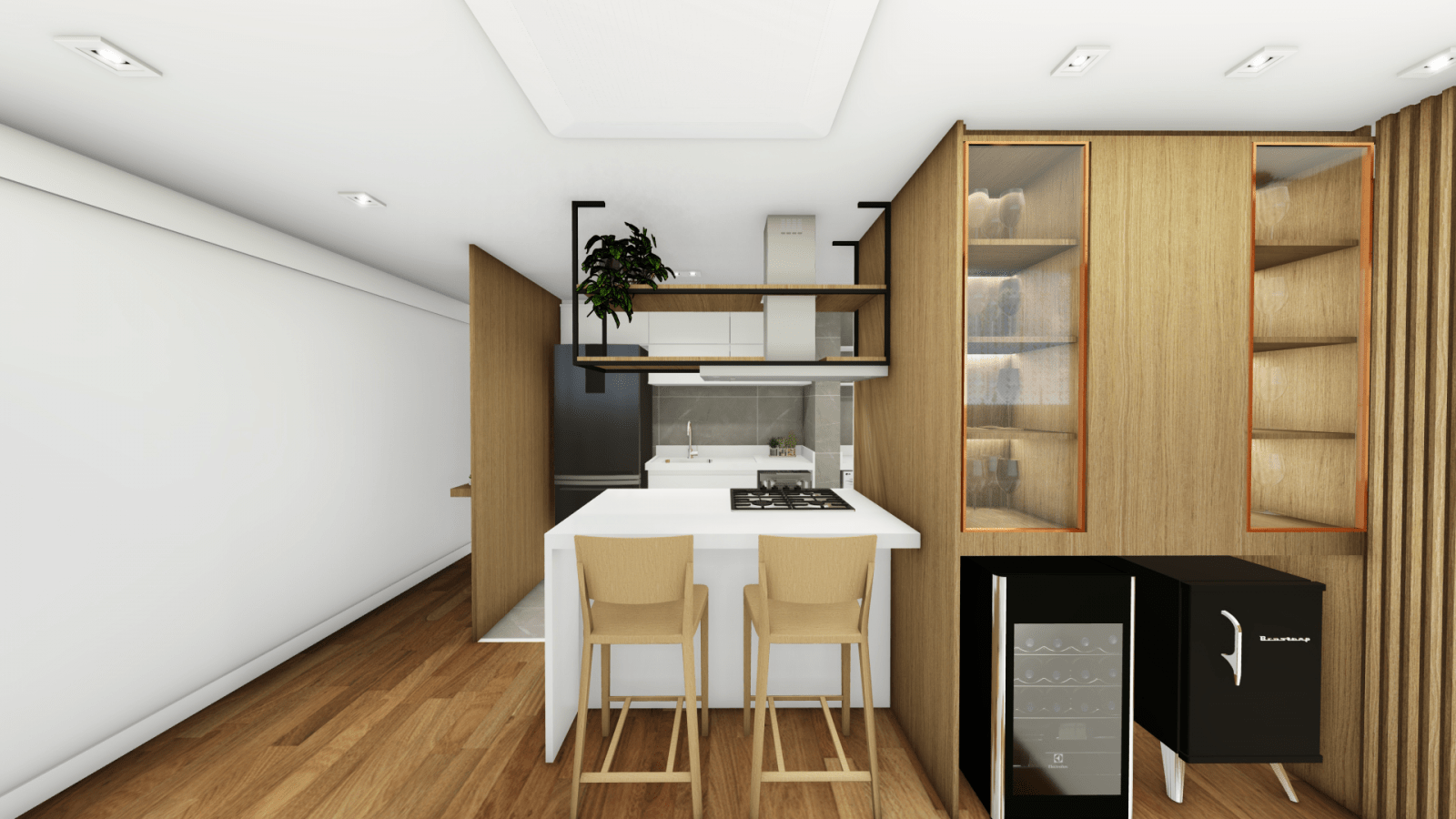 Arquiteto Online - Projeto Online - Decoração Living 1