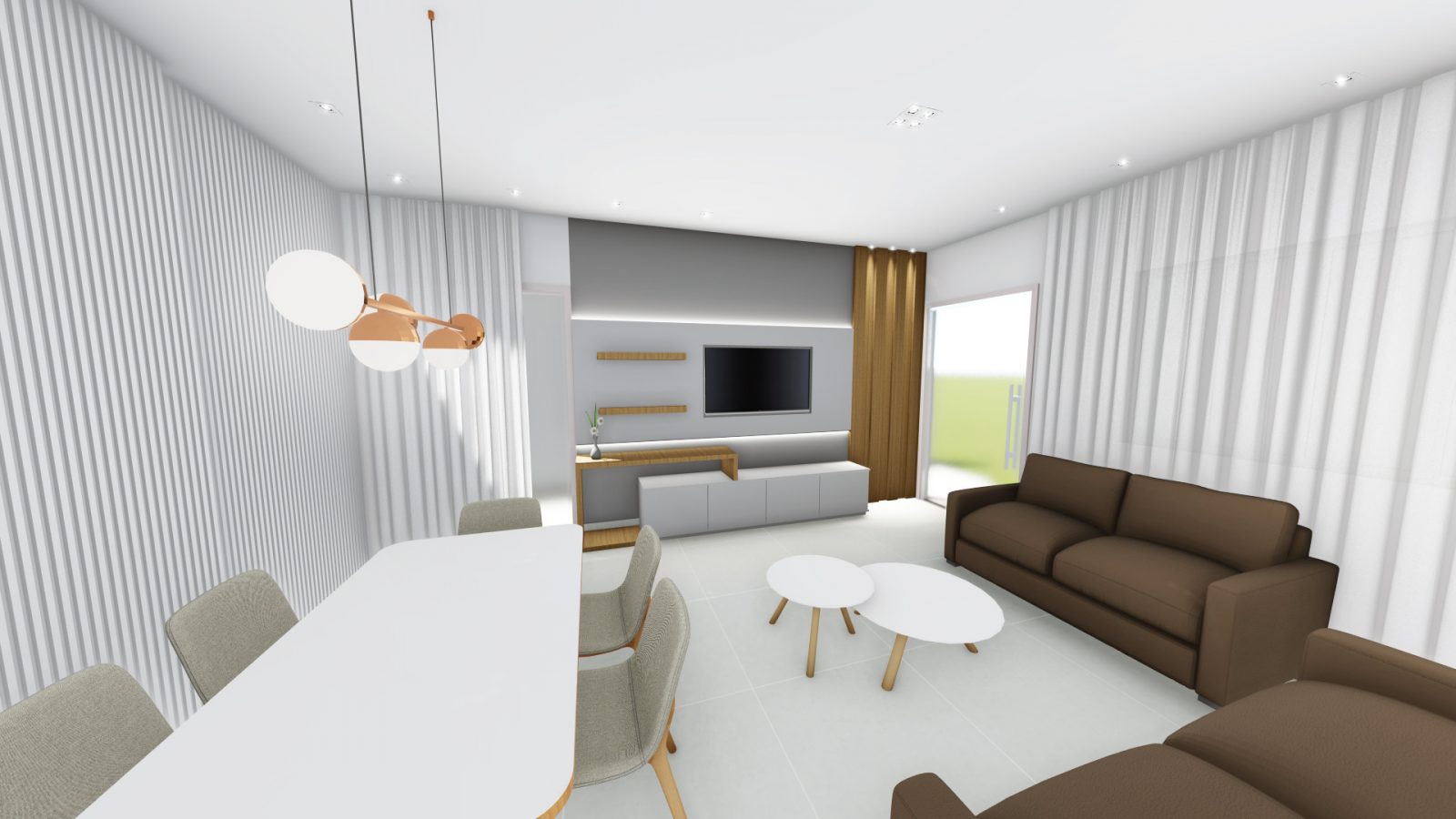 Arquiteto Online - Projeto Online - DECORAÇÃO SALA DE ESTAR E JANTAR 33