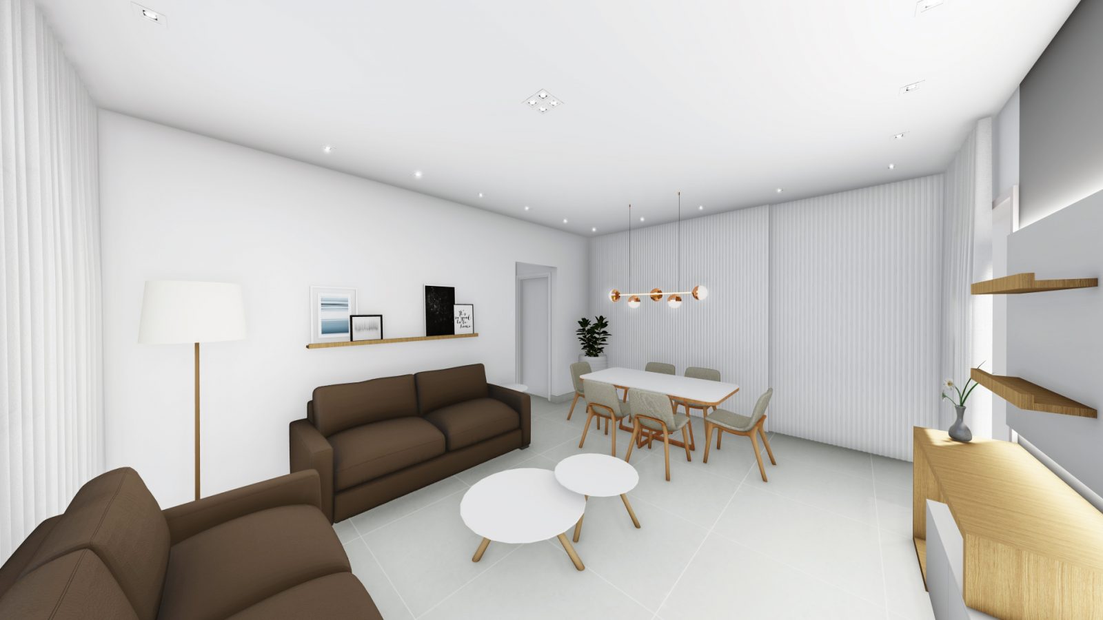 Arquiteto Online - Projeto Online - DECORAÇÃO SALA DE ESTAR E JANTAR 30