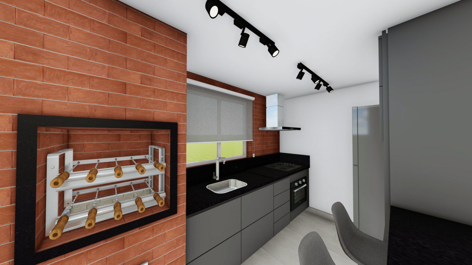 Arquiteto Online - Projeto Online - DECORAÇÃO SALA E COZINHA PEQUENAS 4