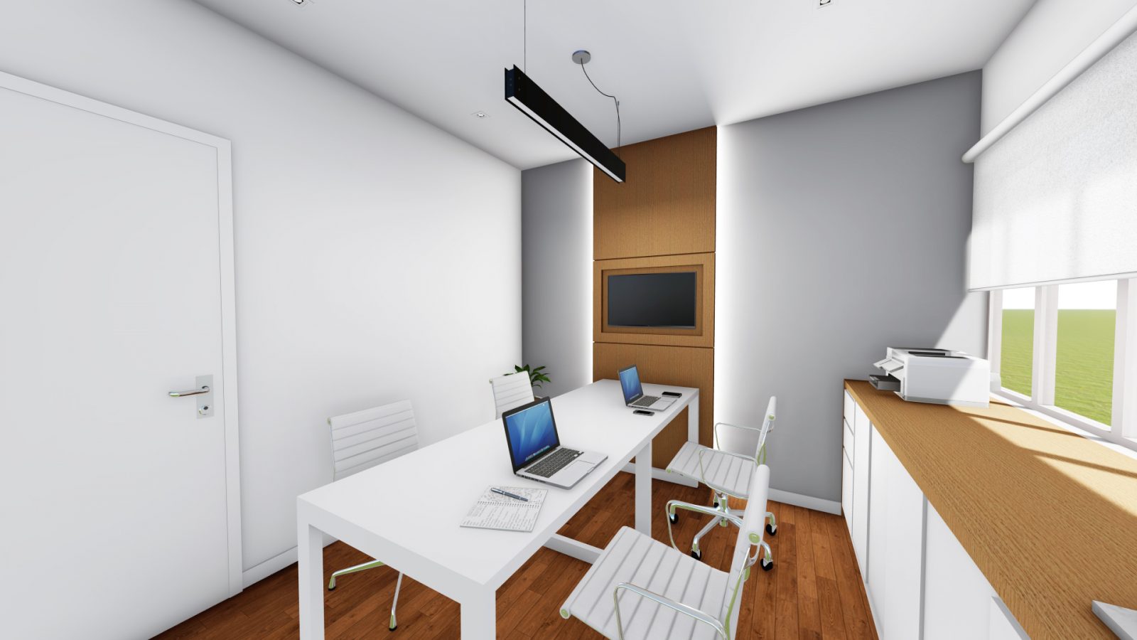 Arquiteto Online - Projeto Online - DECORAÇÃO SALA COMERCIAL ESCRITÓRIO 12