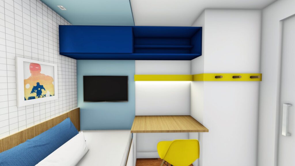 Arquiteto Online - Projeto Online - DECORAÇÃO QUARTO CRIANÇA PEQUENO 2