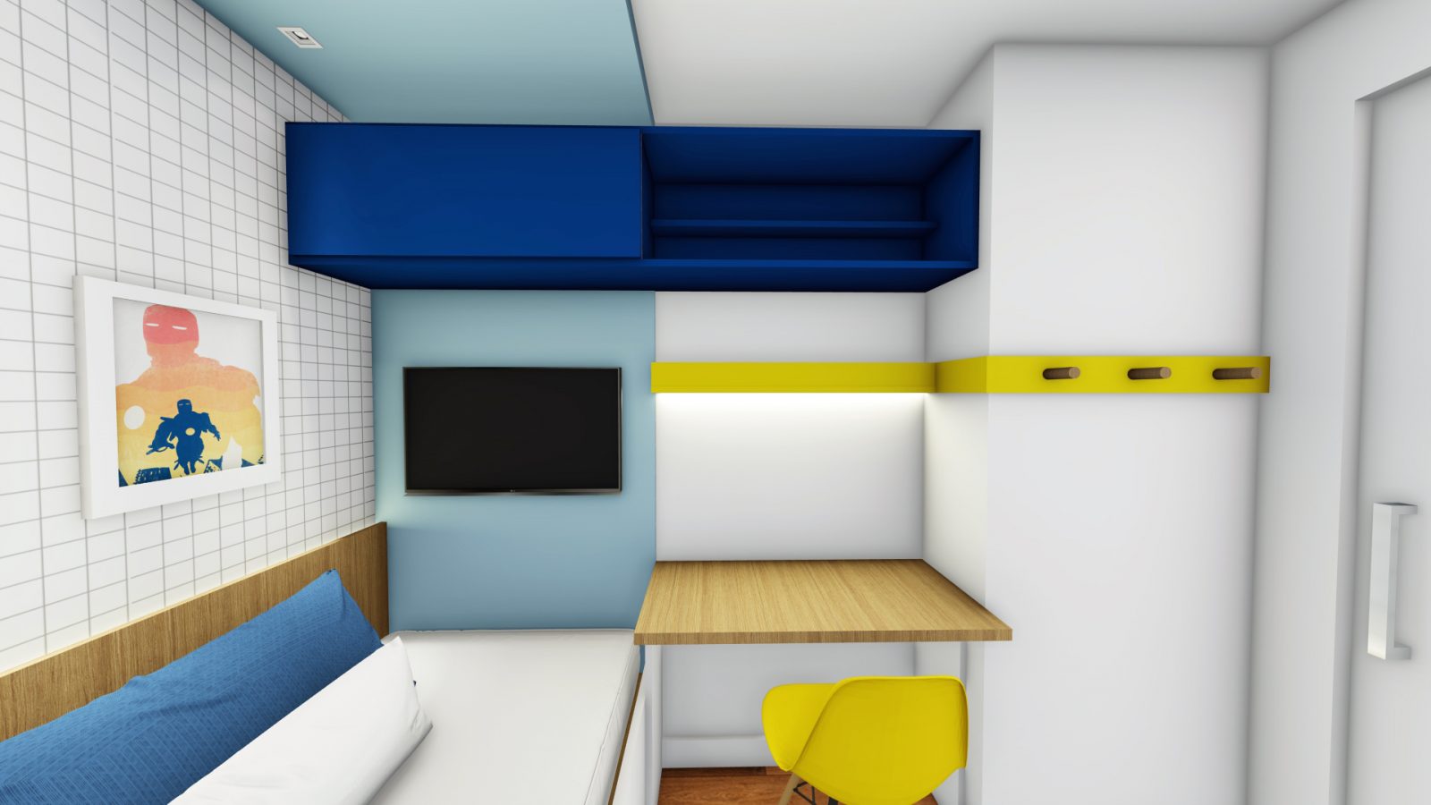 Arquiteto Online - Projeto Online - DECORAÇÃO QUARTO CRIANÇA PEQUENO 2