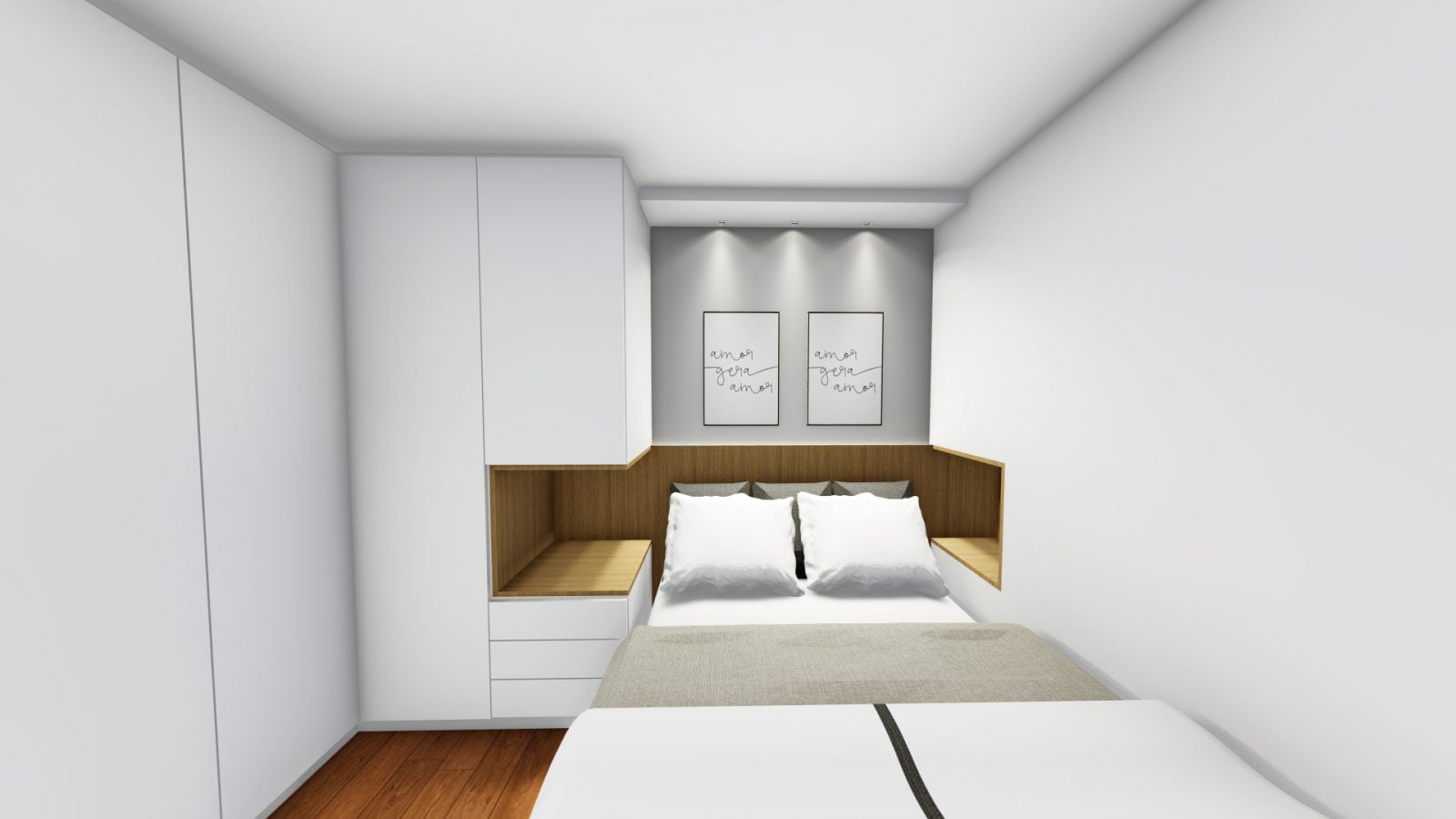 Arquiteto Online - Projeto Online - DECORAÇÃO QUARTO CASAL 21