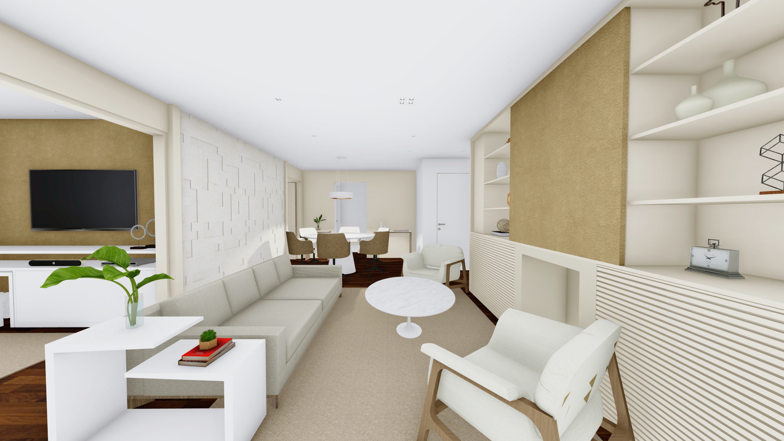 Arquiteto Online - Projeto Online tons de bege =plataforma para o desenvolvimento de projetos de arquitetura e decoração de forma totalmente online