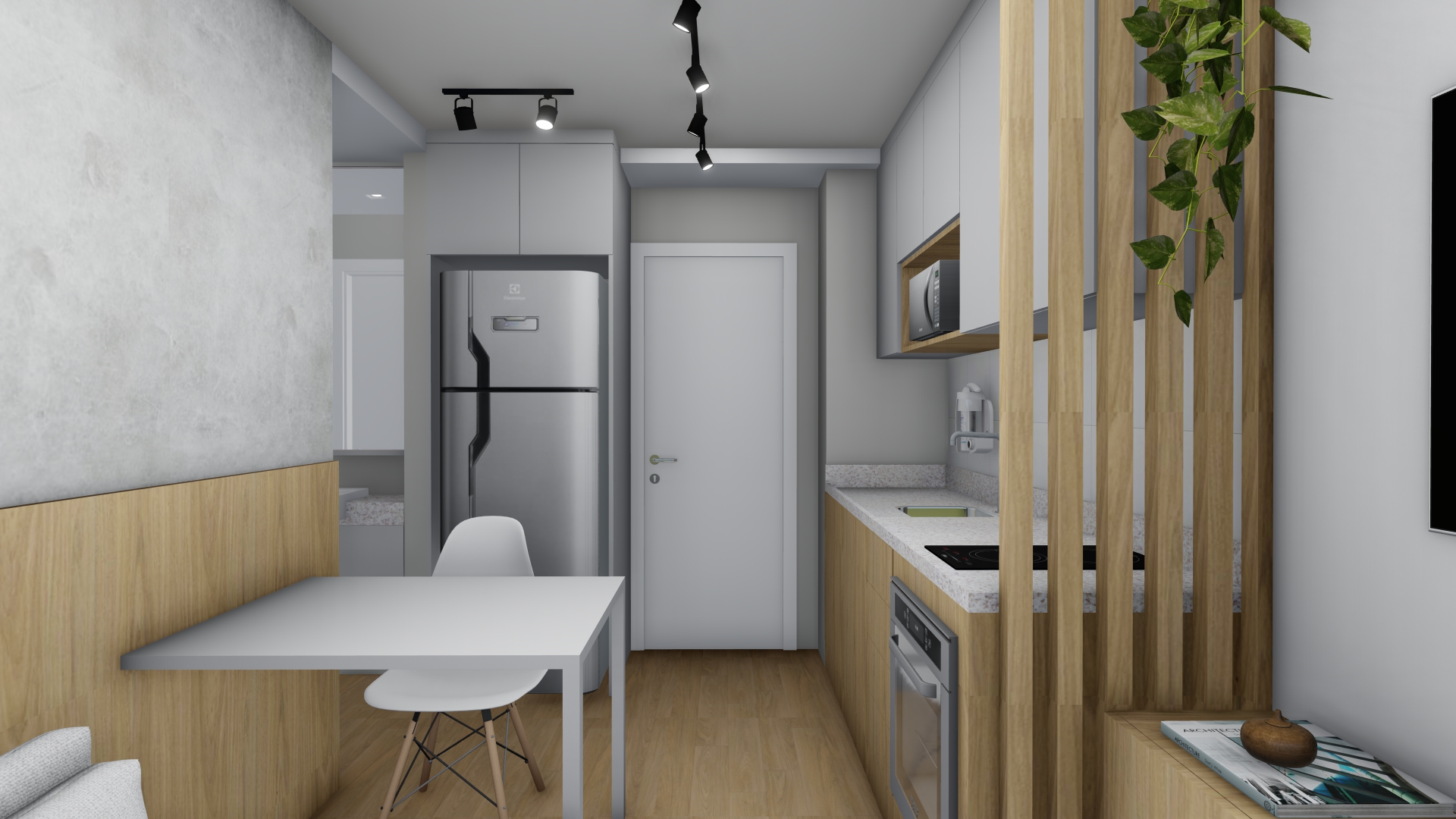 Apartamento studio decorado pelo arquiteto online