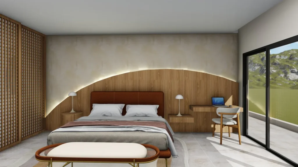 Projeto online de arquitetura e decoração — Suíte casal | Sala de Projeto